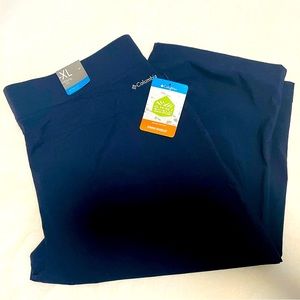 Columbia Anytime Capri Pants, Women’s Size XLarge, Navy Blue